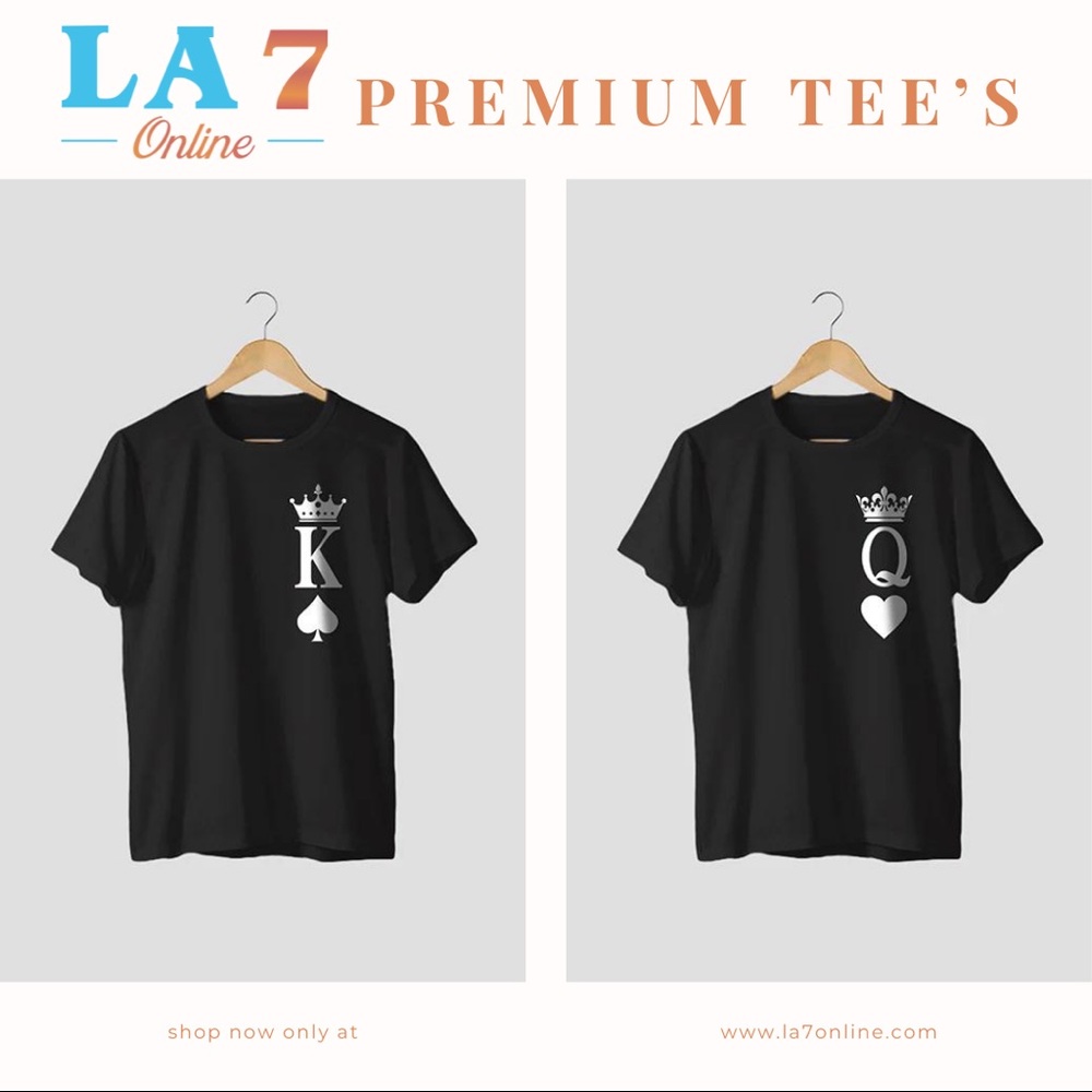 King & Queen T’shirt set